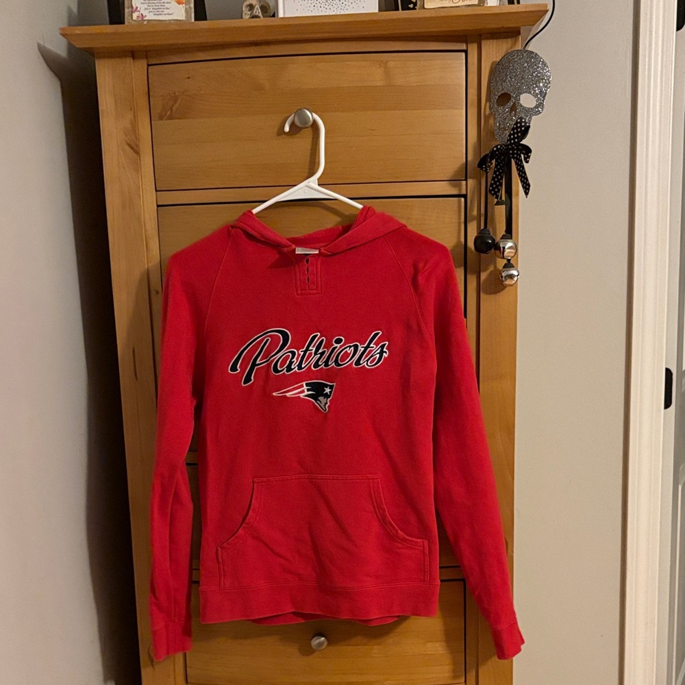 Red Patriots Hoodie